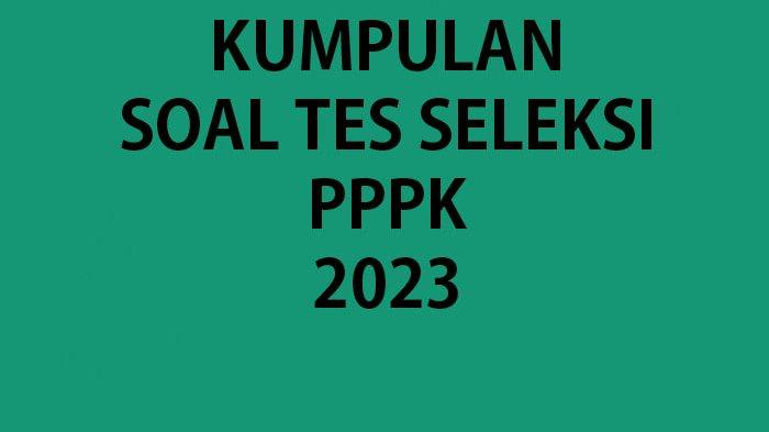 Download soal pppk 2020 pdf