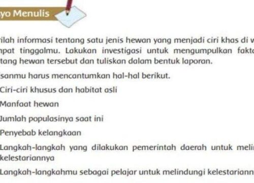Download Kisi-Kisi Soal Kelas 6 Semester 1 K13