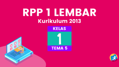 Rpp tema 5 kelas 1 sd kurikulum 2013 revisi 2018