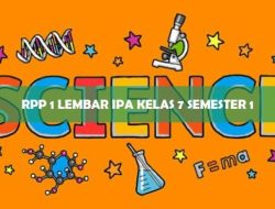 RPP 1 Lembar Luring Panduan Lengkap