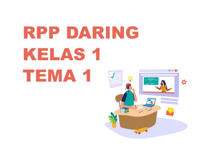 Rpp daring kelas 1 sd