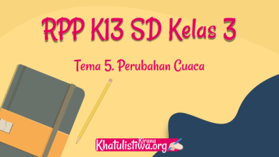 RPP Tema 3 Kelas 5 Revisi 2017 Panduan Lengkap