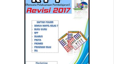 Rpp kelas 4 revisi 2016