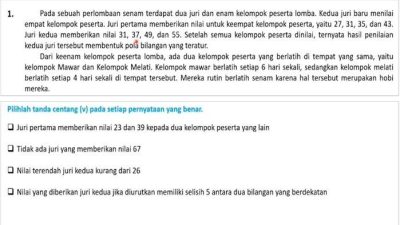 Latihan akm sd kelas 5