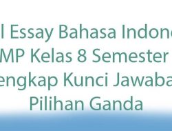 Contoh Soal Ulangan Akhir Semester 2 Kelas 8 Bahasa Indonesia