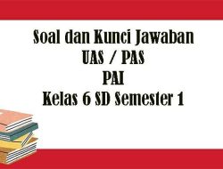 Soal UTS Agama Islam Kelas 6 Semester 1