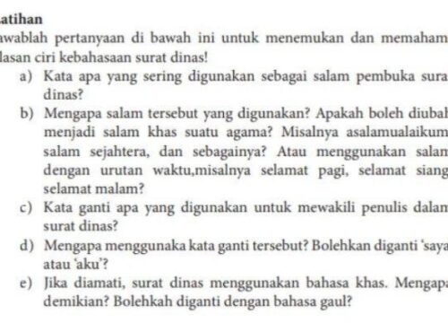 Soal UTS Bahasa Indonesia Kelas 7 Semester 1 Kurikulum 2013 Revisi 2016