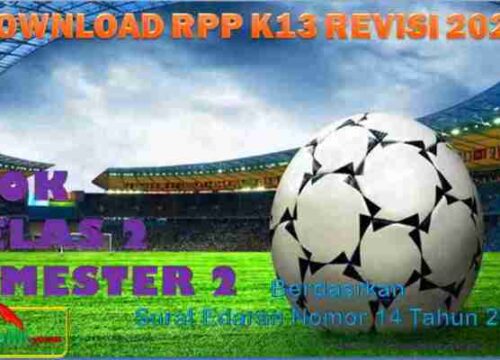 RPP 1 Lembar Kelas 2 Semester 2 Revisi 2020