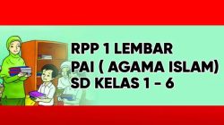 RPP 1 Lembar PAI SD Semester 2 Panduan Lengkap