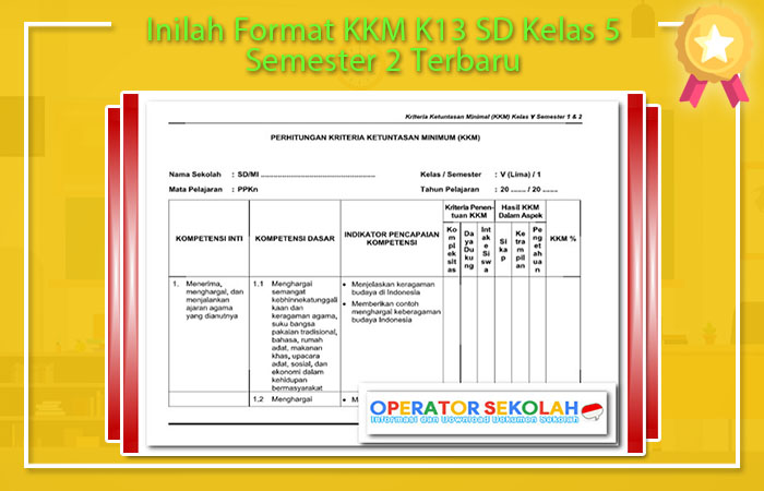Aplikasi kkm kelas 5 kurikulum 2013