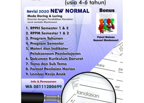 RPP TK 2020 Panduan Lengkap Kurikulum