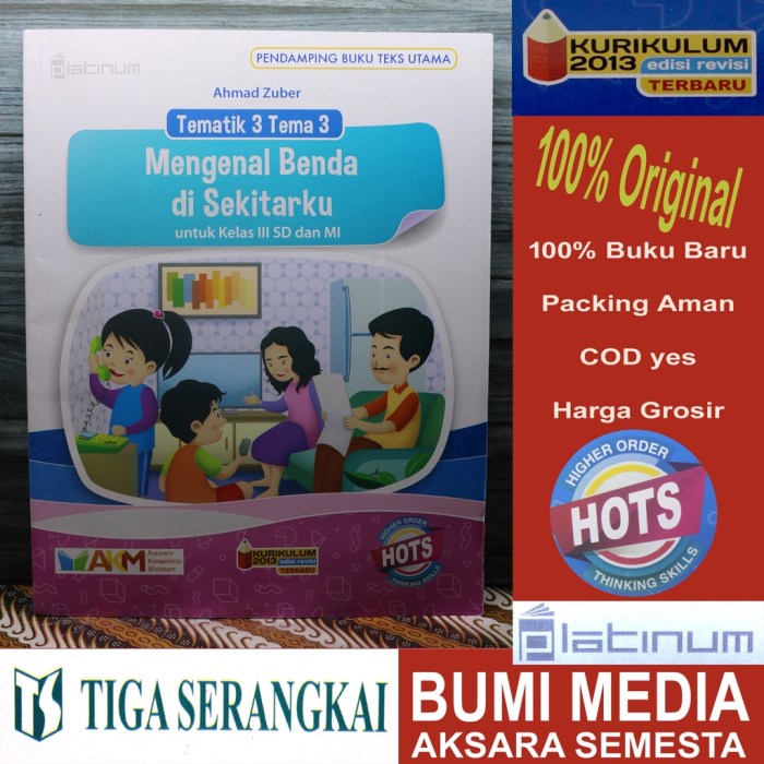 Download buku tematik kelas 3 revisi 2017