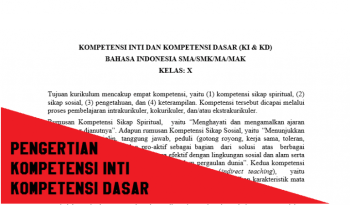 Ki kd bahasa indonesia smk kurikulum 2013 revisi 2018