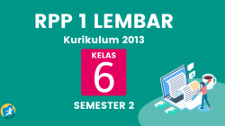 Download rpp daring kelas 6 semester 1