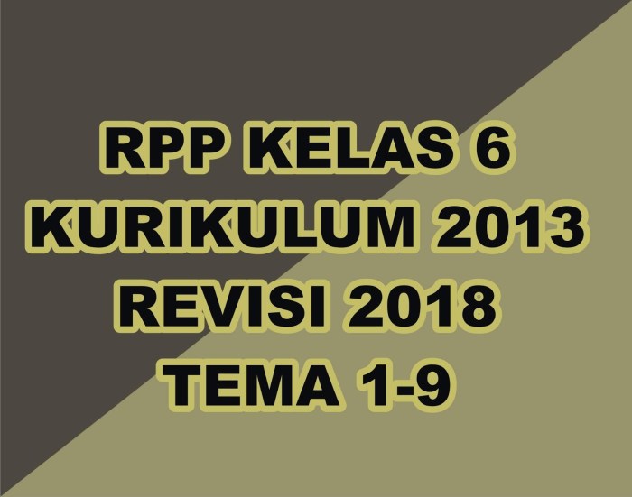 Rpp matematika kelas 6 kurikulum 2013 revisi 2018 semester 2