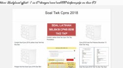 Soal soal cpns 2018 pdf