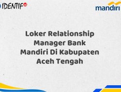Loker Relationship Manager Bank Mandiri Di Kabupaten Aceh Tengah Tahun 2025 (Segera Daftar Sebelum Terlambat)