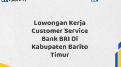 Lowongan Kerja Customer Service Bank BRI Di Kabupaten Barito Timur