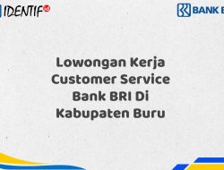 Lowongan Kerja Customer Service Bank BRI Di Kabupaten Buru Tahun 2025 (Buruan Daftar Sekarang)