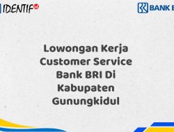 Lowongan Kerja Customer Service Bank BRI Di Kabupaten Gunungkidul Tahun 2025 (Buruan Daftar Sekarang)