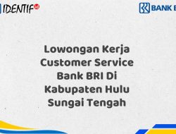 Lowongan Kerja Customer Service Bank BRI Di Kabupaten Hulu Sungai Tengah Tahun 2025 (Segera Daftar Sebelum Terlambat)
