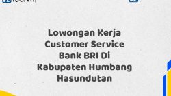 Lowongan Kerja Customer Service Bank BRI Di Kabupaten Humbang Hasundutan Tahun 2025 (Buruan Daftar Sekarang)