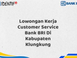Lowongan Kerja Customer Service Bank BRI Di Kabupaten Klungkung Tahun 2025 (Segera Daftar Sebelum Terlambat)