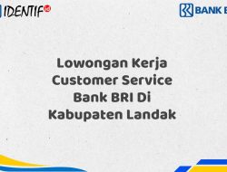 Lowongan Kerja Customer Service Bank BRI Di Kabupaten Landak Tahun 2025 (Segera Daftar Sebelum Terlambat)