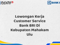 Lowongan Kerja Customer Service Bank BRI Di Kabupaten Mahakam Ulu Tahun 2025 (Buruan Daftar Sekarang)