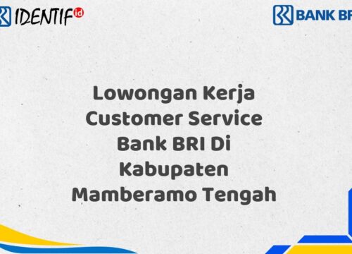 Lowongan Kerja Customer Service Bank BRI Di Kabupaten Mamberamo Tengah Tahun 2025