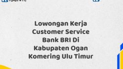 Lowongan Kerja Customer Service Bank BRI Di Kabupaten Ogan Komering Ulu Timur Tahun 2025 (Yang Wajib Anda Ketahui)