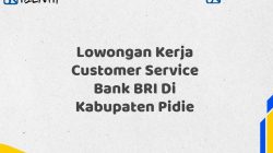 Lowongan Kerja Customer Service Bank BRI Di Kabupaten Pidie Tahun 2025 (Daftar Sekarang)
