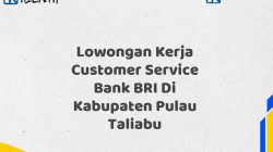 Lowongan Kerja Customer Service Bank BRI Di Kabupaten Pulau Taliabu Tahun 2025
