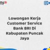 Lowongan Kerja Customer Service Bank BRI Di Kabupaten Puncak Jaya Tahun 2025 (Segera Daftar Sebelum Terlambat)