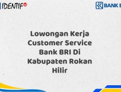 Lowongan Kerja Customer Service Bank BRI Di Kabupaten Rokan Hilir Tahun 2025 (Segera Daftar Sebelum Terlambat)