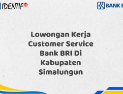 Lowongan Kerja Customer Service Bank BRI Di Kabupaten Simalungun Tahun 2025 (Apply Now)