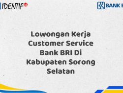 Lowongan Kerja Customer Service Bank BRI Di Kabupaten Sorong Selatan Tahun 2025 (Lamar Sekarang) 7 Lowongan Kerja Customer Service Bank BRI Di Kabupaten Sorong Selatan Tahun 2025 (Lamar Sekarang)