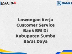 Lowongan Kerja Customer Service Bank BRI Di Kabupaten Sumba Barat Daya Tahun 2025