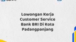 Lowongan Kerja Customer Service Bank BRI Di Kota Padangpanjang Tahun 2025 (Lamar Sekarang)