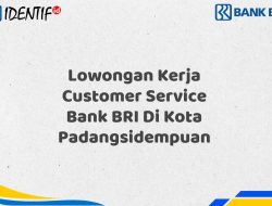 Lowongan Kerja Customer Service Bank BRI Di Kota Padangsidempuan Tahun 2025 (Ayo Daftar Sekarang)