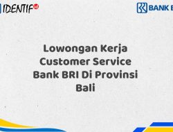 Lowongan Kerja Customer Service Bank BRI Di Provinsi Bali Tahun 2025 (Resmi)