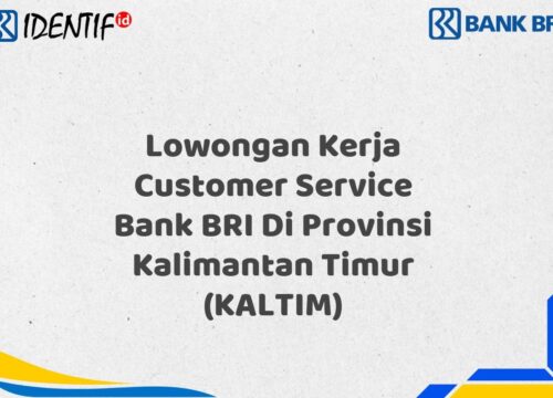Lowongan Kerja Customer Service Bank BRI Di Provinsi Kalimantan Timur (KALTIM) Tahun 2025 (Buruan Daftar Sekarang)