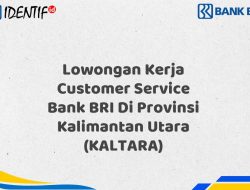 Lowongan Kerja Customer Service Bank BRI Di Provinsi Kalimantan Utara (KALTARA) Tahun 2025 (Segera Daftar Sebelum Terlambat)