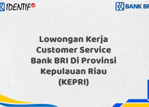 Lowongan Kerja Customer Service Bank BRI Di Provinsi Kepulauan Riau (KEPRI) Tahun 2025 (Yang Wajib Anda Ketahui)