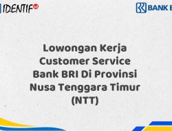 Lowongan Kerja Customer Service Bank BRI Di Provinsi Nusa Tenggara Timur (NTT) Tahun 2025 (Apply Now)