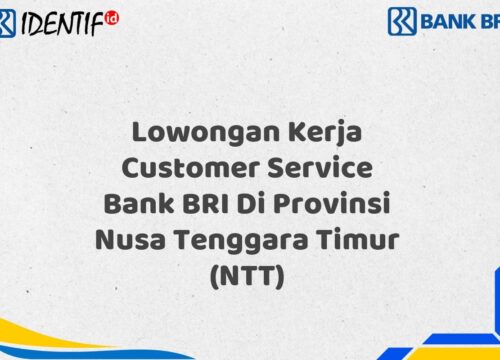 Lowongan Kerja Customer Service Bank BRI Di Provinsi Nusa Tenggara Timur (NTT) Tahun 2025 (Apply Now)