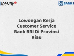 Lowongan Kerja Customer Service Bank BRI Di Provinsi Riau Tahun 2025