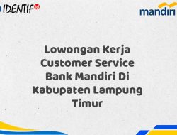 Lowongan Kerja Customer Service Bank Mandiri Di Kabupaten Lampung Timur Tahun 2025