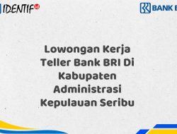 Lowongan Kerja Teller Bank BRI Di Kabupaten Administrasi Kepulauan Seribu Tahun 2025 (Resmi)