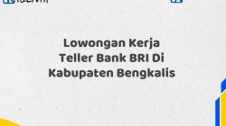 Lowongan Kerja Teller Bank BRI Di Kabupaten Bengkalis Tahun 2025 (Ayo Daftar Sekarang)